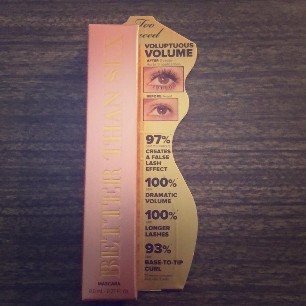 NWB Too Faced Better than sex Mascara